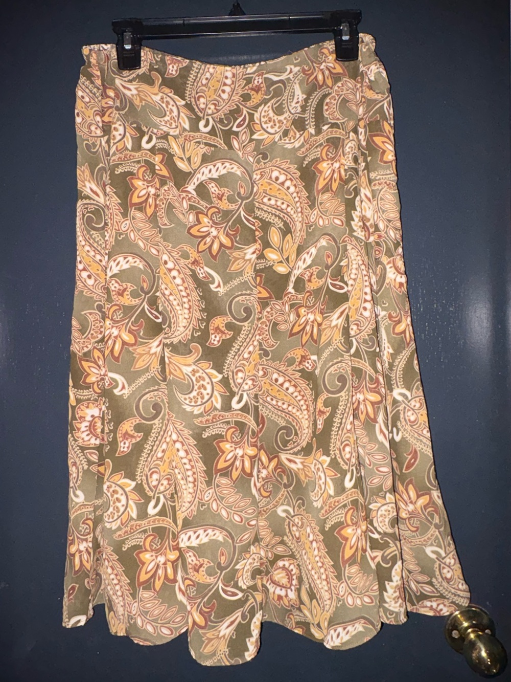 Reversible Skirt, Paisley and Animal Print